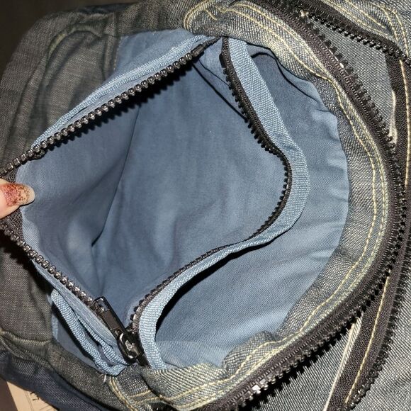 G-Star Raw Originals Blue Denim Notebook Vintage Y2K Bag Backpack - Picture 7 of 15